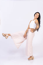 Cargar imagen en el visor de la galería, Pantalón con tiras. Color: beige