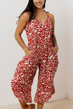 Cargar imagen en el visor de la galería, Enterizo flojo. Color: Rojo estampado