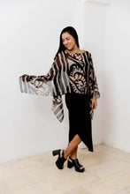 Cargar imagen en el visor de la galería, Falda elástico. Color: Negro.