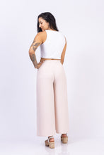 Cargar imagen en el visor de la galería, Pantalón con tiras. Color: beige