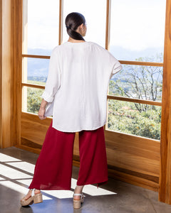 Kimono. Color: Blanco