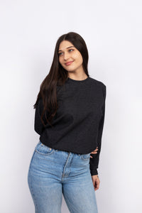 Sweater mujer. Color: negro