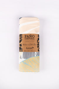 Paño hojas azul